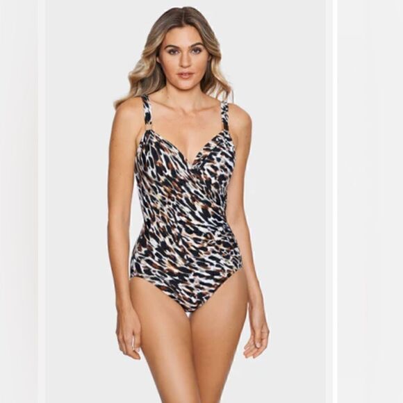 Fur Realz Siren One Piece Swimsuit MIraclesuit - Picture 1 of 5